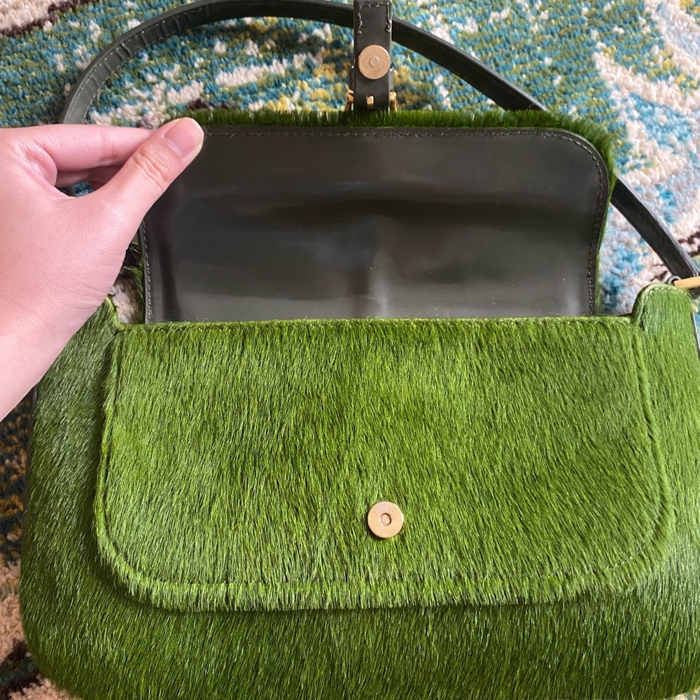 BY FAR Green Calf Hair handbag - Picture 5 of 6